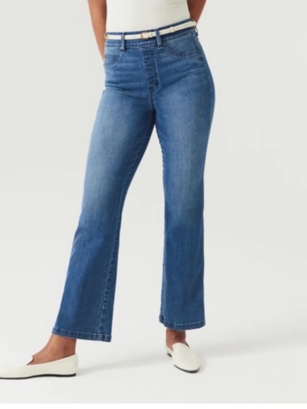 Spanx Pull On Kick Flare Jean Vintage Indigo